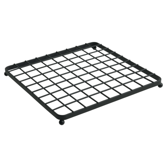 Подставка под горячее Vidage 19x1.8x19 см металл цвет черный