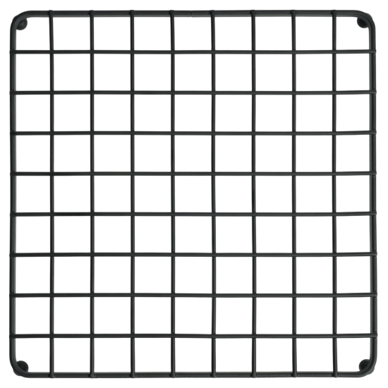 Подставка под горячее Vidage 19x1.8x19 см металл цвет черный