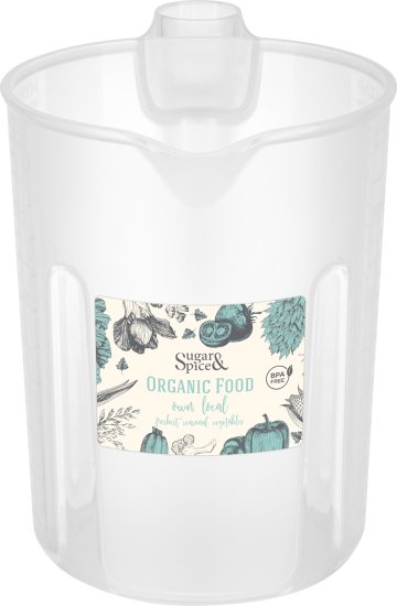Кувшин мерный Organic Food 1.5л прозрачный