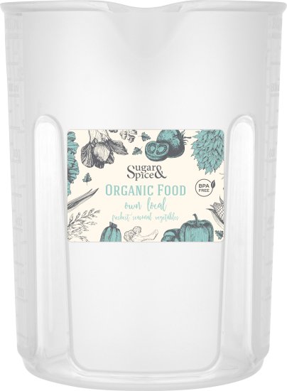 Кувшин мерный Organic Food 1.5л прозрачный