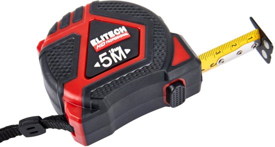 Рулетка Elitech HD 310401 с магнитным наконечником 5 м x 19 мм