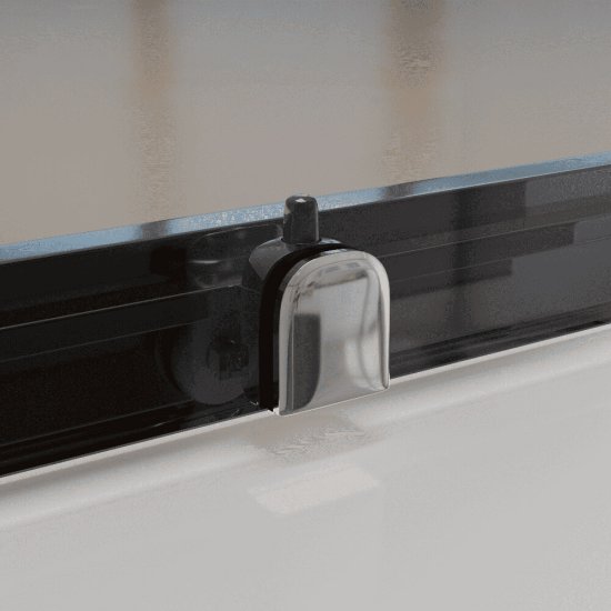 Душевая дверь RGW CL-13 стекло тонированное 150х195 см профиль хром 6 мм раздвижная (06091315-31)