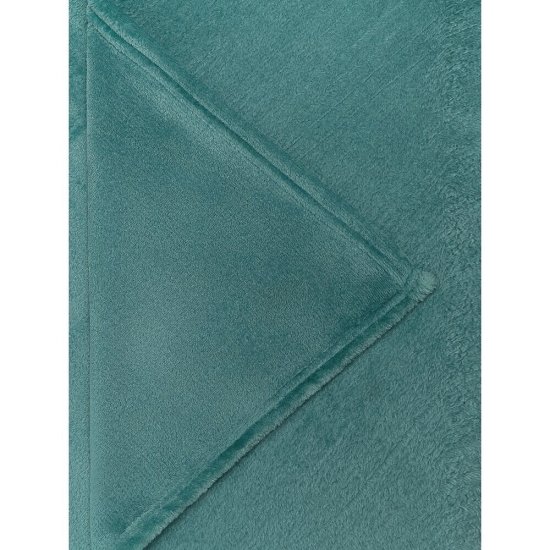 Плед 150х200 см TexRepublic микрофибра бирюзовый