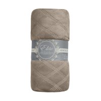 Плед 200х220 см TexRepublic микрофибра бежевый