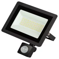 Прожектор светодиодный Эра LPR-042 6500K 50 Вт IP65 с датчиком движения черный
