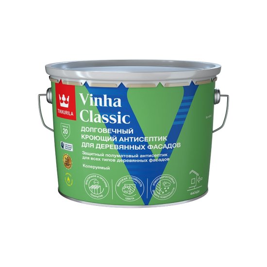 Кроющий антисептик Tikkurila VINHA CLASSIC VVA
