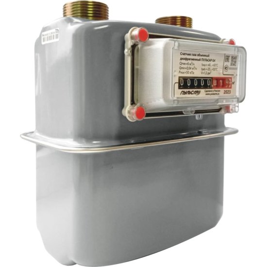 Объемный диафрагменный счетчик газа Пульсар Р00074067