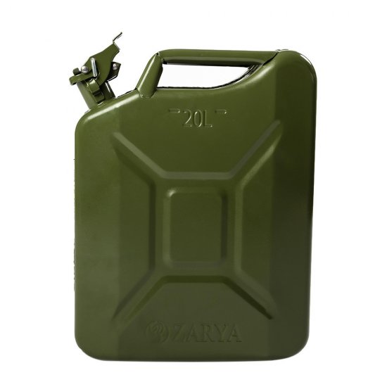 Канистра для технических жидкостей Павловская Заря 20 л металлическая зеленая