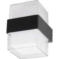 Светодиодный накладной уличный светильник Uniel Ulu-p26b-2x5w/4000k ip65 black