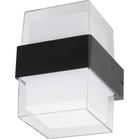 Светодиодный накладной уличный светильник Uniel Ulu-p26b-2x5w/4000k ip65 black