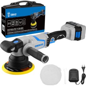 Бесщеточная полировальная аккумуляторная орбитальная шлифмашина DEKO DKCP20DA PRO
