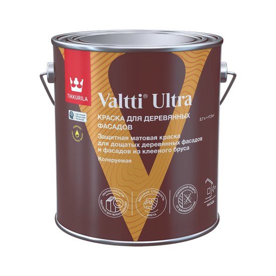 Краска для деревянных фасадов Tikkurila VALTTI ULTRA A