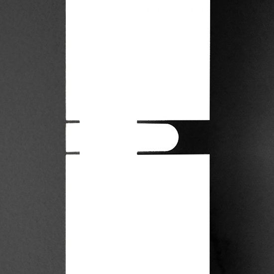 Элемент для потолка грильято 100х100х40х10 мм «папа» 0,6 м серый металлик