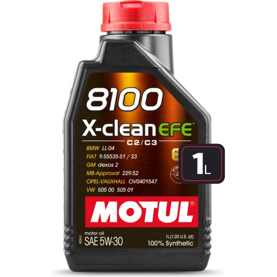 Синтетическое моторное масло MOTUL 8100 X-сlean EFE 5W30