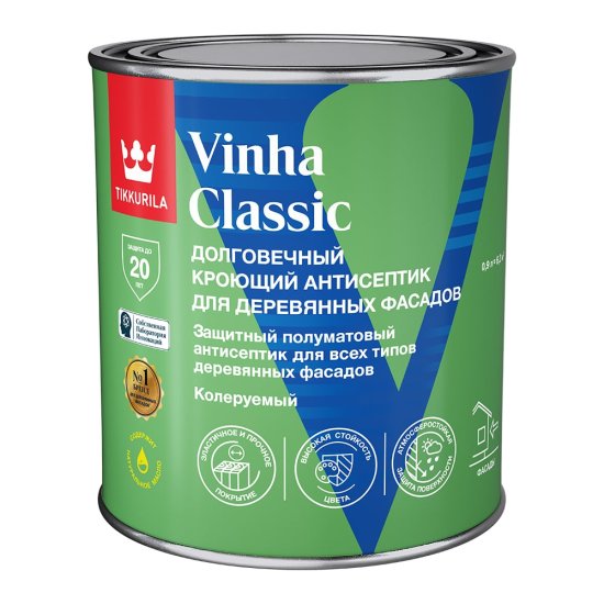 Кроющий антисептик Tikkurila VINHA CLASSIC VVA