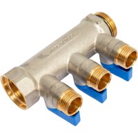 Коллектор с шаровыми кранами STOUT Smb 6211 011203