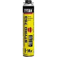 Всесезонная пено-клей для теплоизоляции TYTAN PROFESSIONAL PROFESSIONAL STYRO 753 Профи