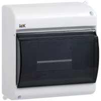 Щит распределительный навесной IEK Krepta 3 КМПн пластиковый IP30 146х136х83 мм прозрачная дверь