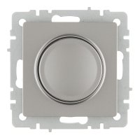 Диммер IEK Brite СС10-1-0-БрС встраиваемый сталь поворотно-нажимной (BR-D20-0600-K46)