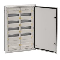 Щит распределительный встраиваемый IEK Titan 5 ЩРВ-120 металлический IP31 880х625х130 мм 120 модулей