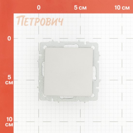 Вывод кабеля IEK Brite МВ10-БрС встраиваемый сталь (BR-VK10-0-K46)