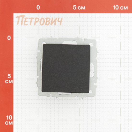 Вывод кабеля IEK Brite МВ10-БрЧ встраиваемый черный (BR-VK10-0-K02)