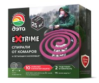 Инсектицид для защиты от комаров Дэта Extrime спирали 10 шт.