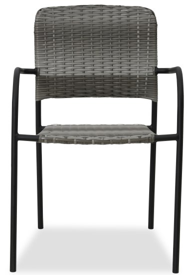 Кресло садовое Zena 61x57x85 см пластик серый