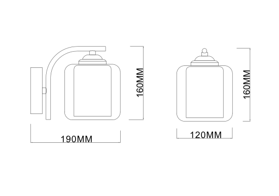 Светильник бра настенный Schaffner Astra 4420 цвет золотой
