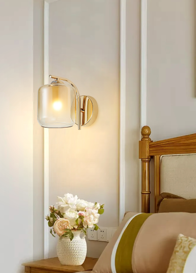 Светильник бра настенный Schaffner Astra 4420 цвет золотой