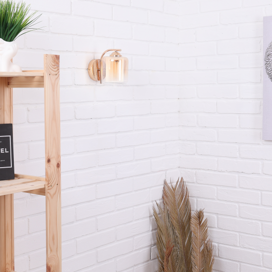 Светильник бра настенный Schaffner Astra 4420 цвет золотой