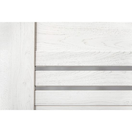 Дверь межкомнатная со стеклом Моско 80x200 см ПВХ цвет орех луч айс с замком и петлями