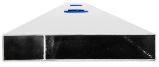 Правило алюминиевое прямоугольное с уровнем Наш бригадир 221638525B 2.5 м