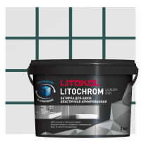 Затирка цементно-полимерная Litokol Litochrom Luxury Evo цвет LLE 383 зеленый мох 2 кг