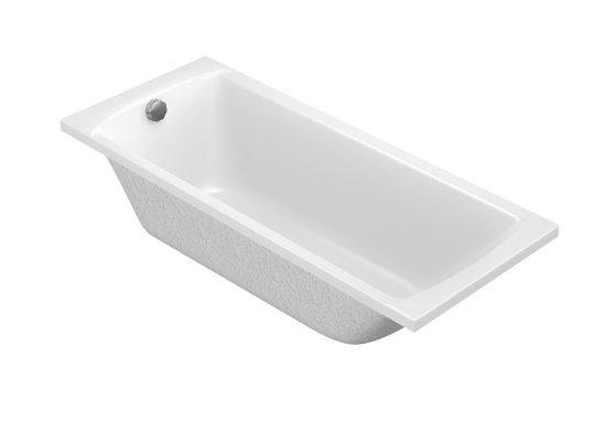 Ванна Cersanit Lara акриловая с каркасом 170x70 см цвет белый