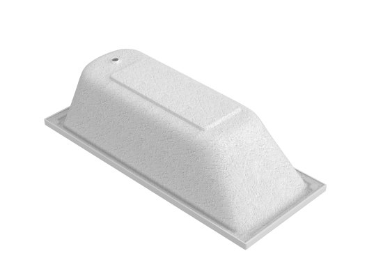 Ванна Cersanit Lara акриловая с каркасом 170x70 см цвет белый