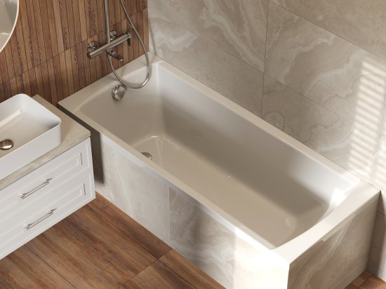 Ванна Cersanit Lara акриловая с каркасом 170x70 см цвет белый