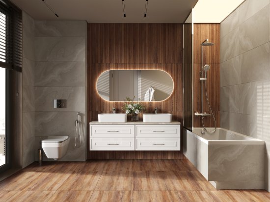 Ванна Cersanit Lara акриловая с каркасом 170x70 см цвет белый