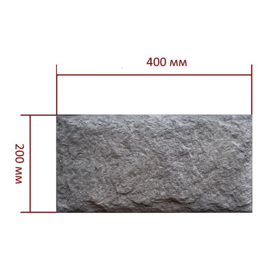 Искусственный камень Atlas Stone Цитадель серо-коричневый (10 шт.=0,8 кв.м)