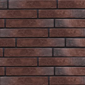 Искусственный камень Atlas Stone Клинкер широкий темно-коричневый (42 шт.=1,36 кв.м)