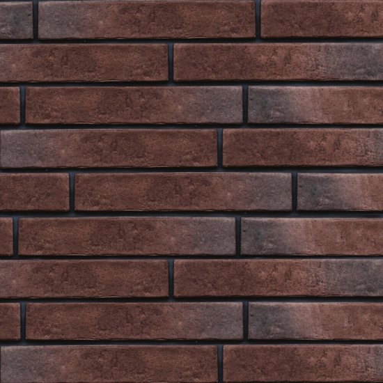 Искусственный камень Atlas Stone Клинкер широкий темно-коричневый (42 шт.=1,36 кв.м)