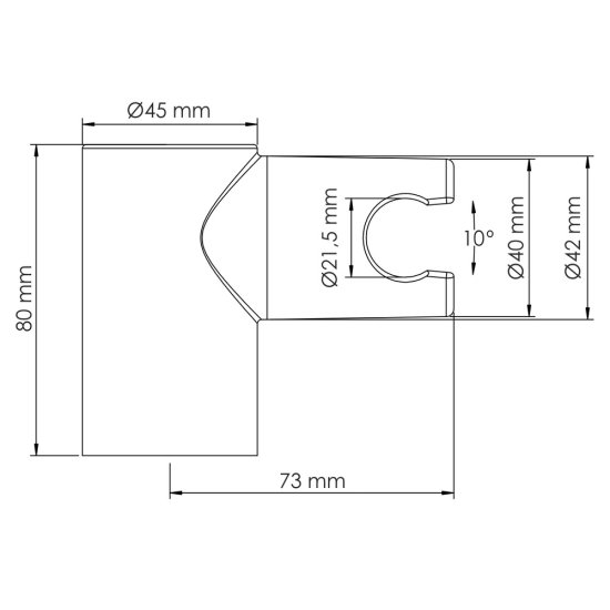 Держатель для лейки WasserKraft c регулировкой наклона пластик никель (A319)