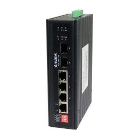 Шестипортовый гигабитный промышленный коммутатор Amatek AN-SXG6P4