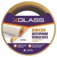 Лента малярная X-Glass белая 50 мм 25 м