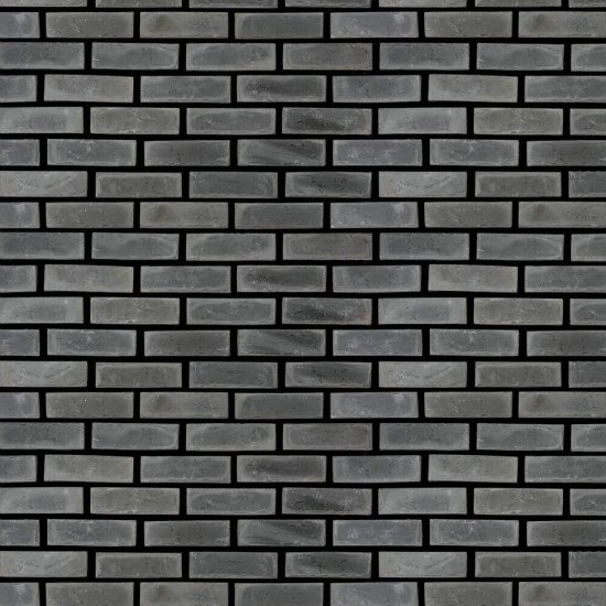 Искусственный камень Клинкер Стоун Прусский кирпич серый дымчатый (48 шт.=1 кв.м)