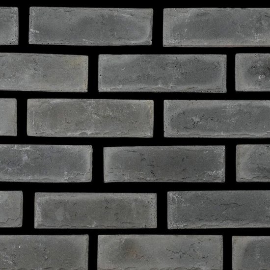 Искусственный камень Клинкер Стоун Прусский кирпич серый дымчатый (48 шт.=1 кв.м)