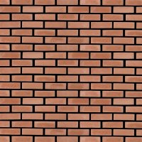 Искусственный камень Клинкер Стоун Прусский кирпич красный стандарт (48 шт.=1 кв.м)