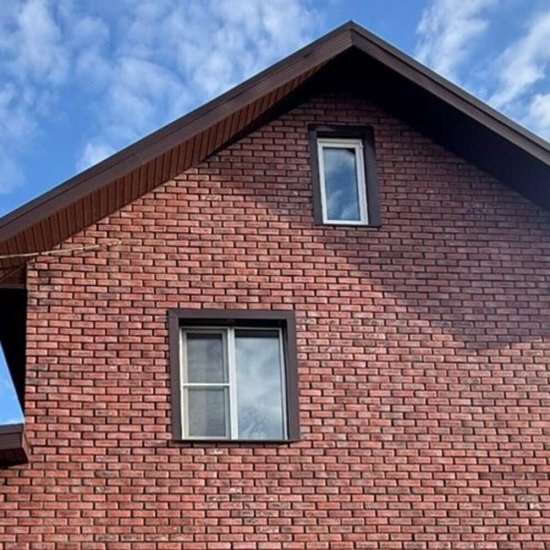 Искусственный камень Клинкер Стоун Прусский кирпич красный стандарт (48 шт.=1 кв.м)