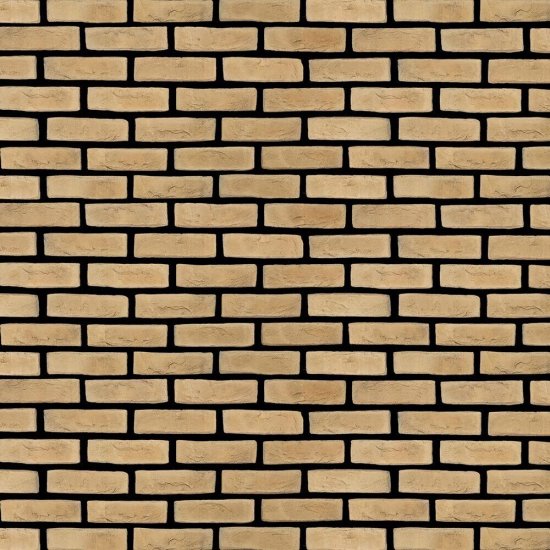 Искусственный камень Клинкер Стоун Старорусский кирпич желтый пустыня сахара (48 шт.=1 кв.м)