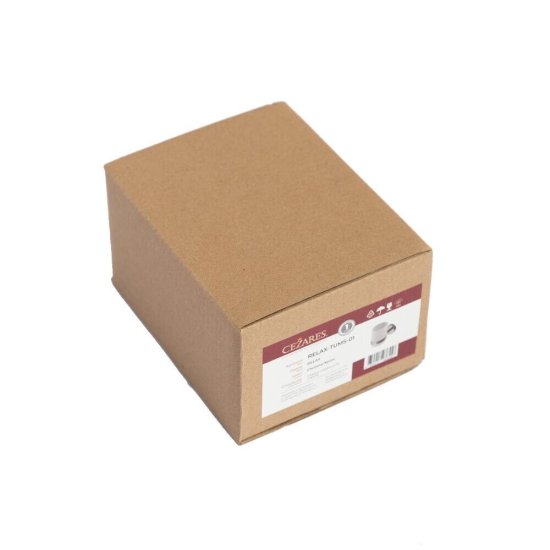 Стакан для ванной Cezares с держателем стекло матовый/металл хром (RELAX-TUMS-01)